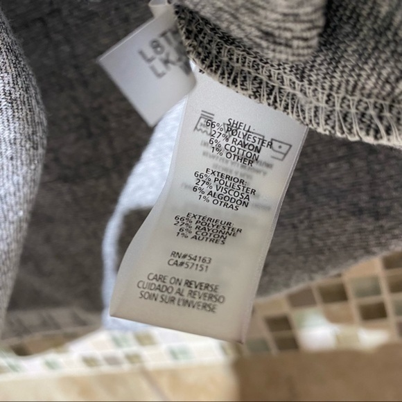 Karl Lagerfeld 3/4 length sleeves blouse S bow Sleeve Window Pane pattern - Picture 4 of 8